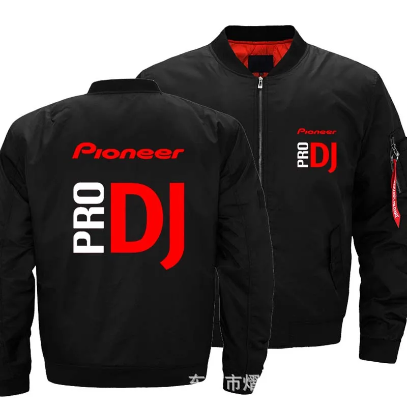 

Pioneer pro DJ Jacket Winter Warm Baseball uniform Zipper Men's Jackets Casual Coat Hip Hop Harajuku Sweatshirt Male Clothing
