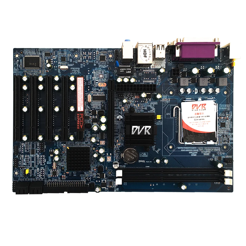 Материнская плата G41DVR 5 слотов PCI мониторинг промышленного управления
