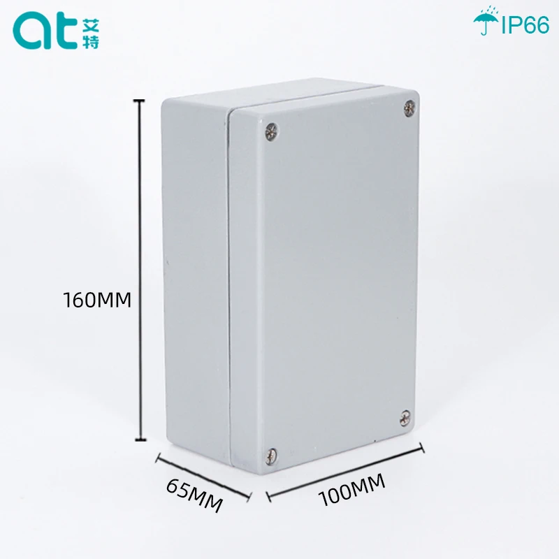 

160*100*65 IP66 Waterproof Cast Aluminum Junction Box for electronic project Outdoor Explosion-proof Electrical Enclosure Case