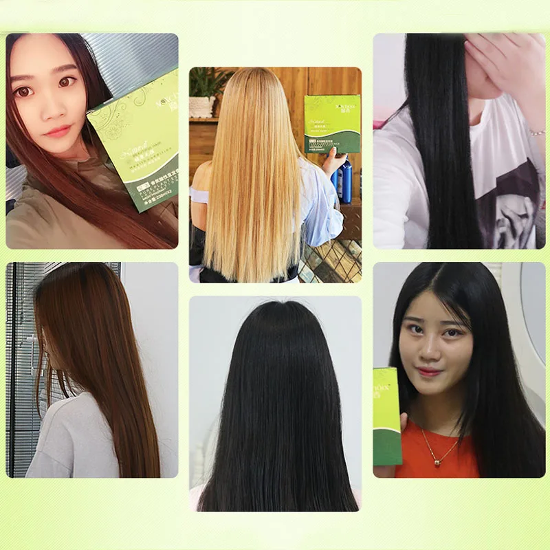 Горячие цвет волос выпрямитель умягчитель крем комплект восстановления