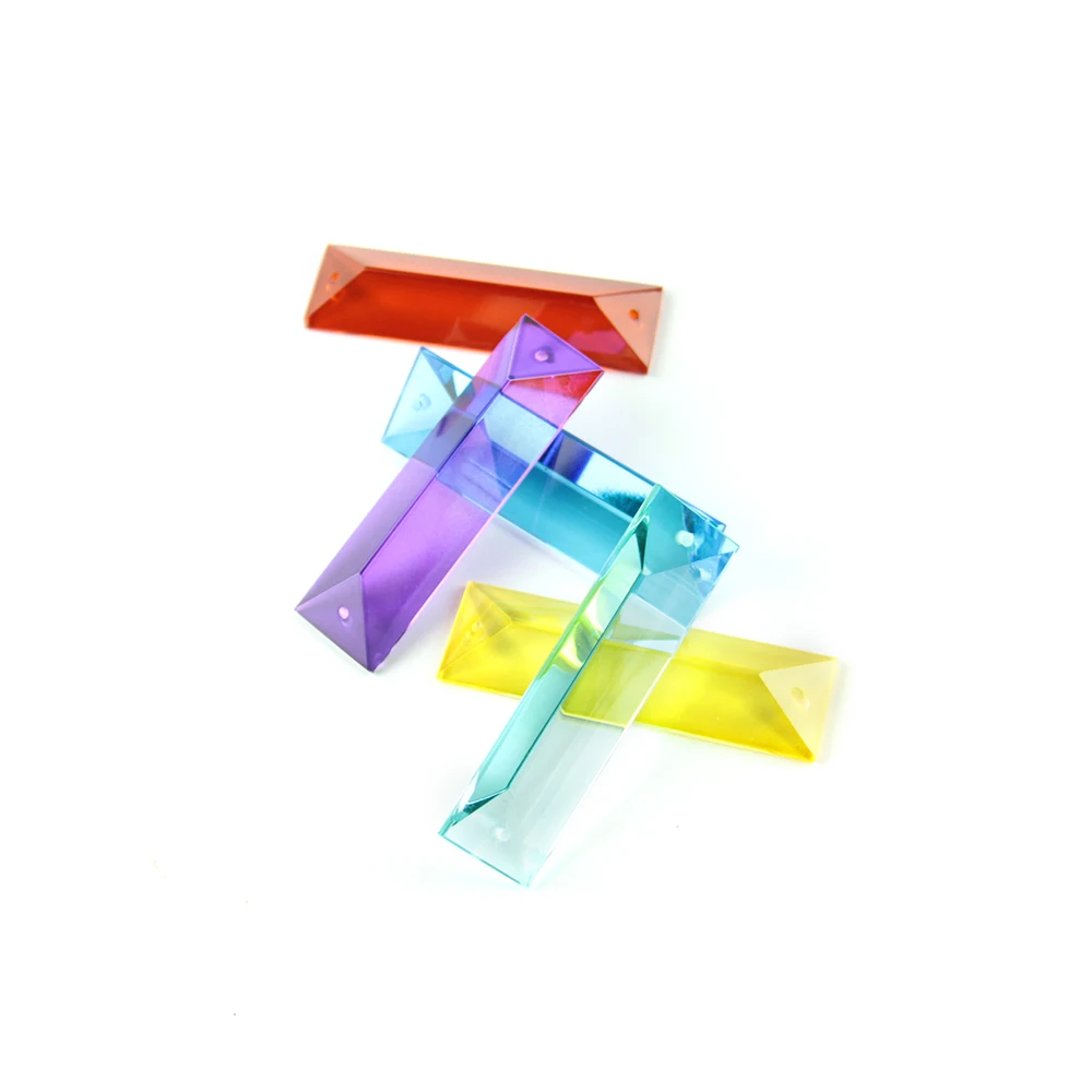 Смешанные 5 цветов блестящие хрустальные люстры подвески капли лампы детали