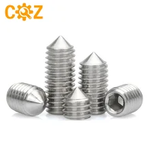 1/50 шт в наборе M5 M6 M8 M10 M12 M16 DIN914 304 с шестигранной головкой из