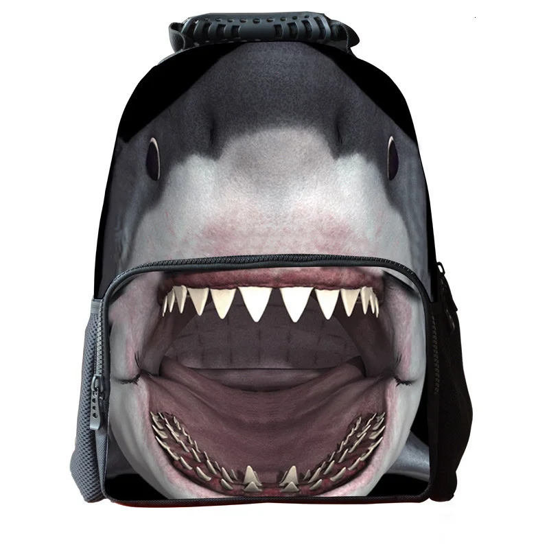 

Школьный ранец с 3D изображением акулы и динозавра, детский рюкзак с рисунком животных из Мира Юрского периода, детский дорожный портфель дл...