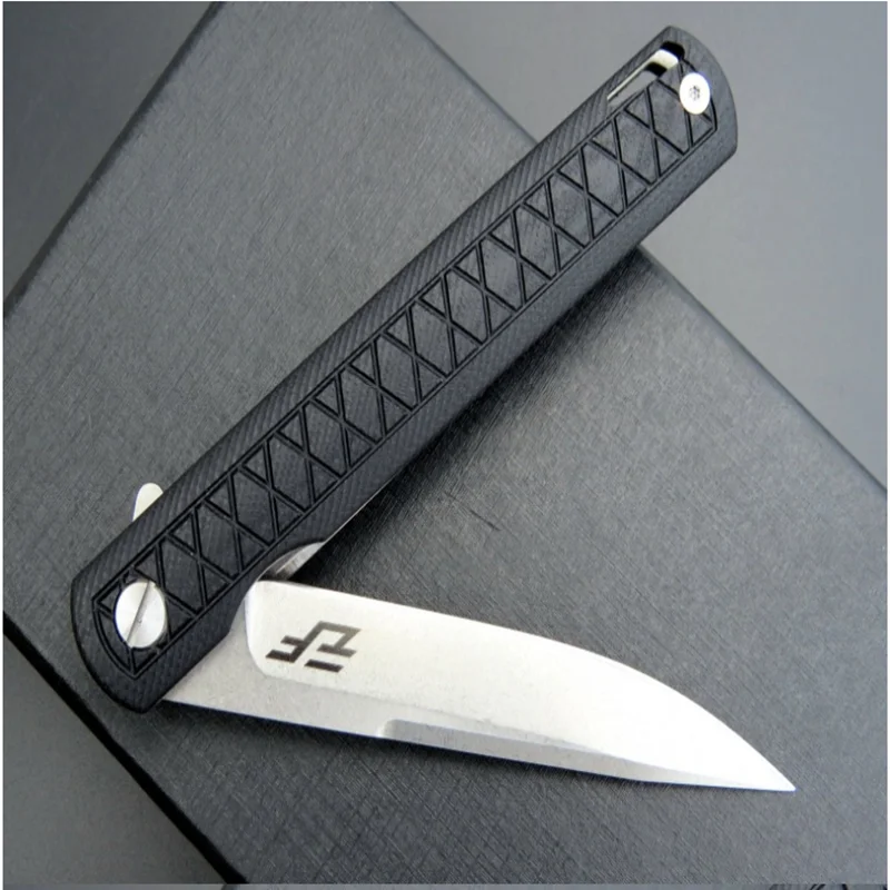 

Eafengrow ef16 Folding Knife D2 Blade G10 Handle Camping Hunting Survival Knives Pocket Outdoor Knife EDC Tool