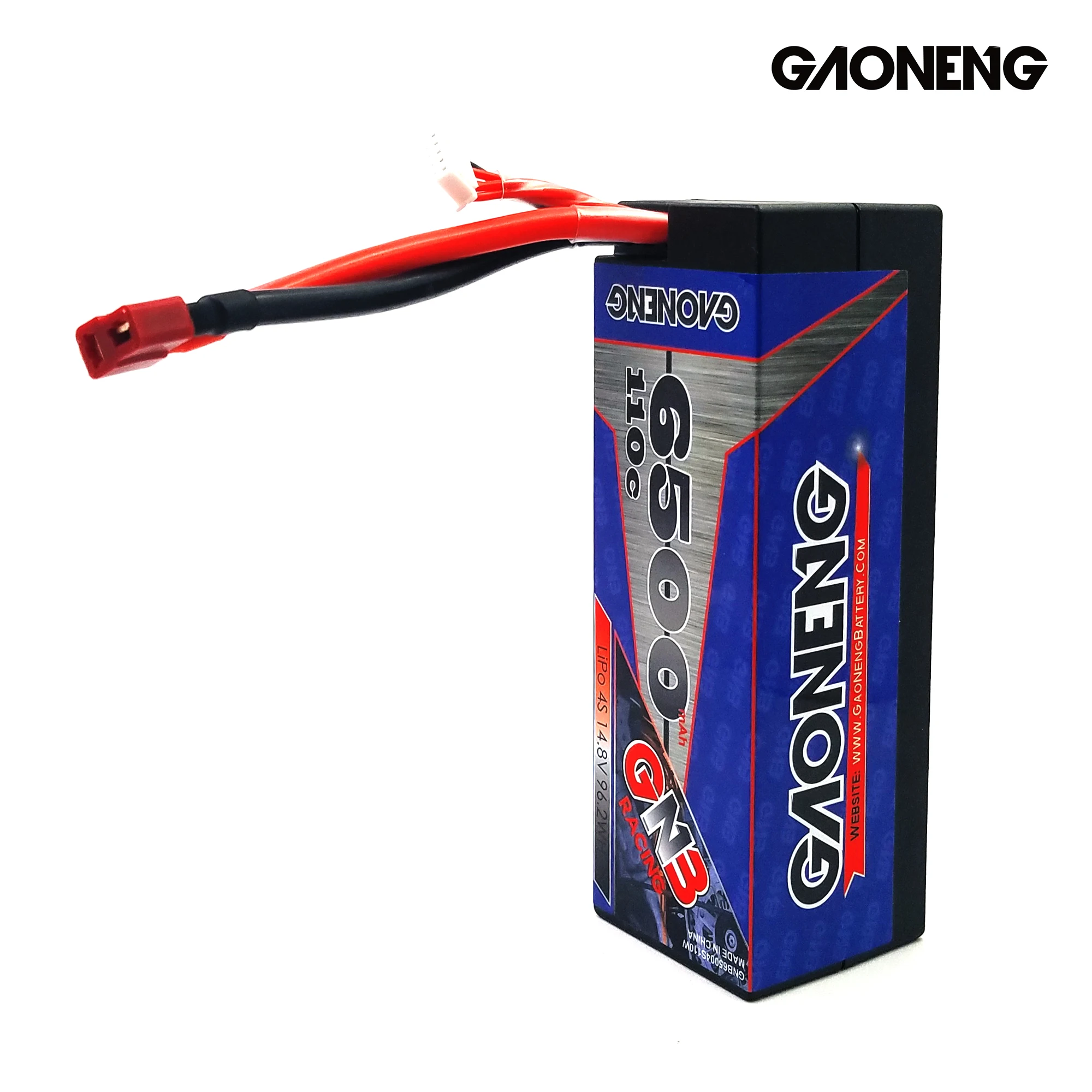 Gaoneng GNB 6500mAh 4S 14,8 V 110C/220C твердый корпус LiPo батарея T Разъем для RC HPI HSP 1/8 1/10 багги RC автомобиль Грузовик Рок Гусеничный