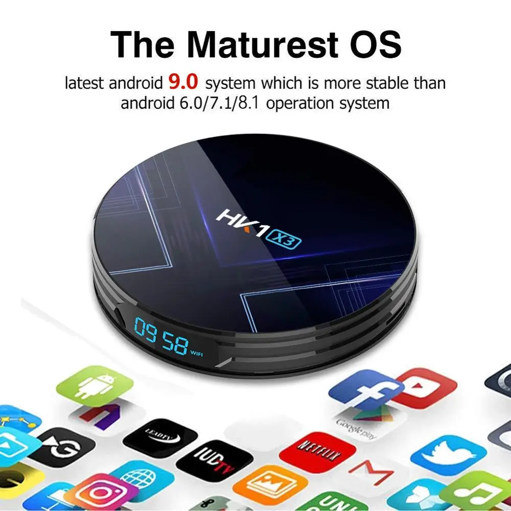 Горячая Распродажа HK1 X3 Smart TV Box Android 9 0 4 Гб RAM 128 ГБ Amlogic S905X3 2 4G 5G Wifi BT 1000M Youtube HDMI 8K
