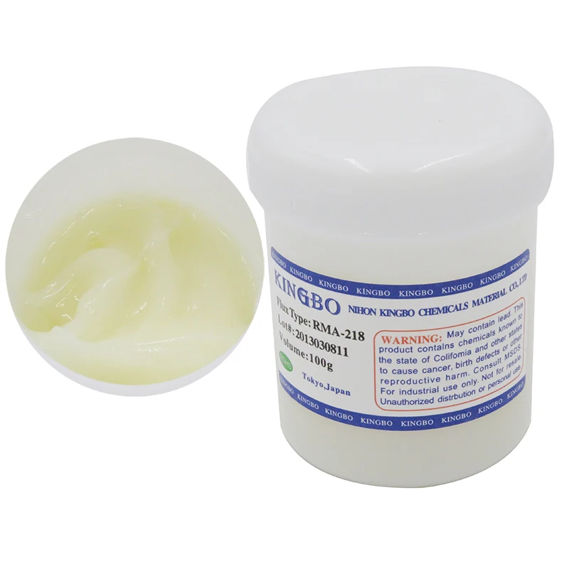 

Kingbo RMA-218 bga Solder Flux Paste Solder 100g for SMT Reballing 218/100g