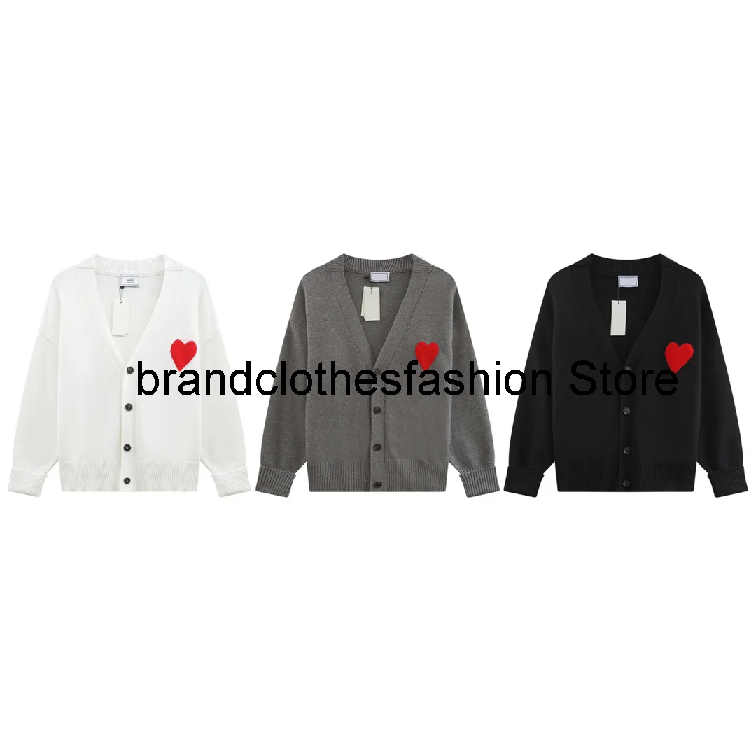 

21ss Autumn Winter Women's Men's Cotton Comfortable Embroidery V-Neck Simple Wild Unisex Cardigan Tops