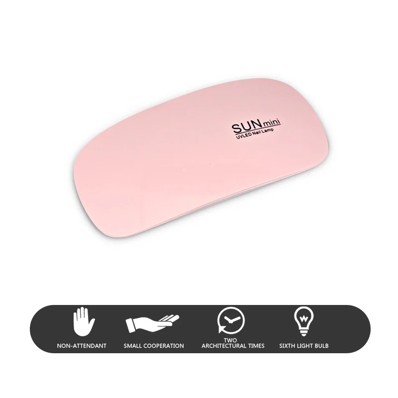 Светодиодсветодиодный УФ-лампа Lidan для сушки ногтей аппарат гель-лака с Micro USB