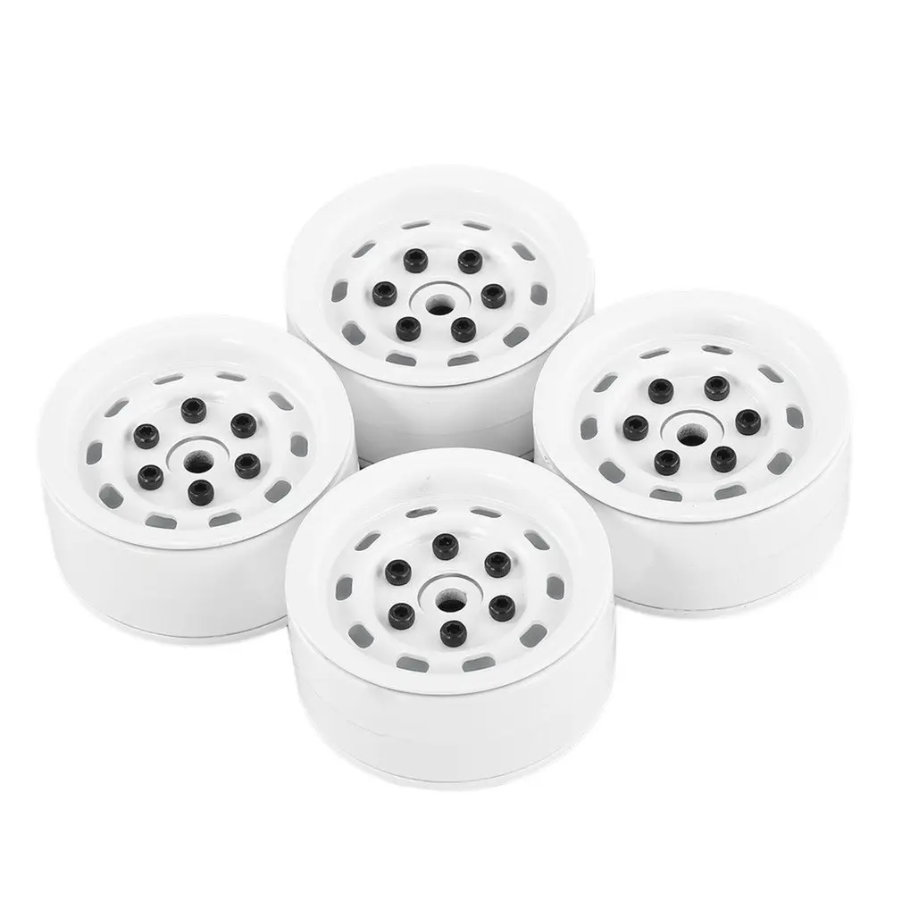 

4pcs AX-618 1.9inch RC Tires Beadlock Metal Wheels Hub Rim Set For Axial SCX10 RC4WD D90 1/10 RC Car RC Accessories