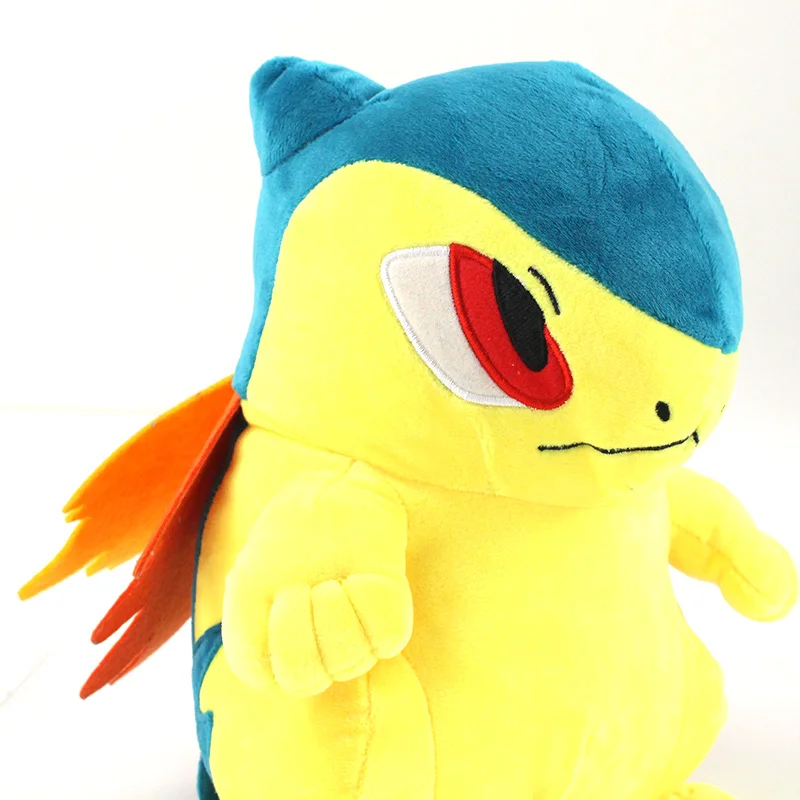 Большая плюшевая мягкая игрушка 25-32 см Cyndaquil Typhlosion Ampharos Dragonite подарок мультяшное