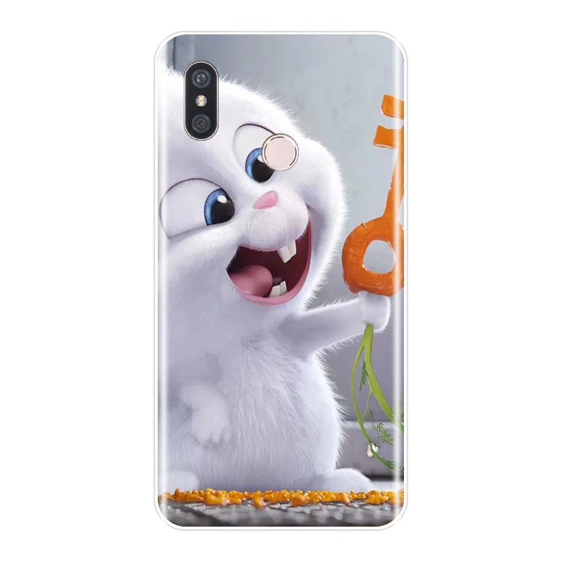 Мягкий силиконовый чехол из ТПУ для телефона Xiaomi Mi Max Note 1 2 3 с милыми животными Mix 2S