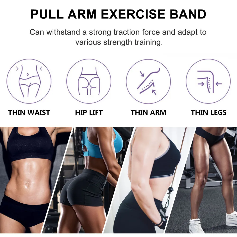 

1 Set Practical Arm Expander Resistance Band Chest Builder Workout Equipment