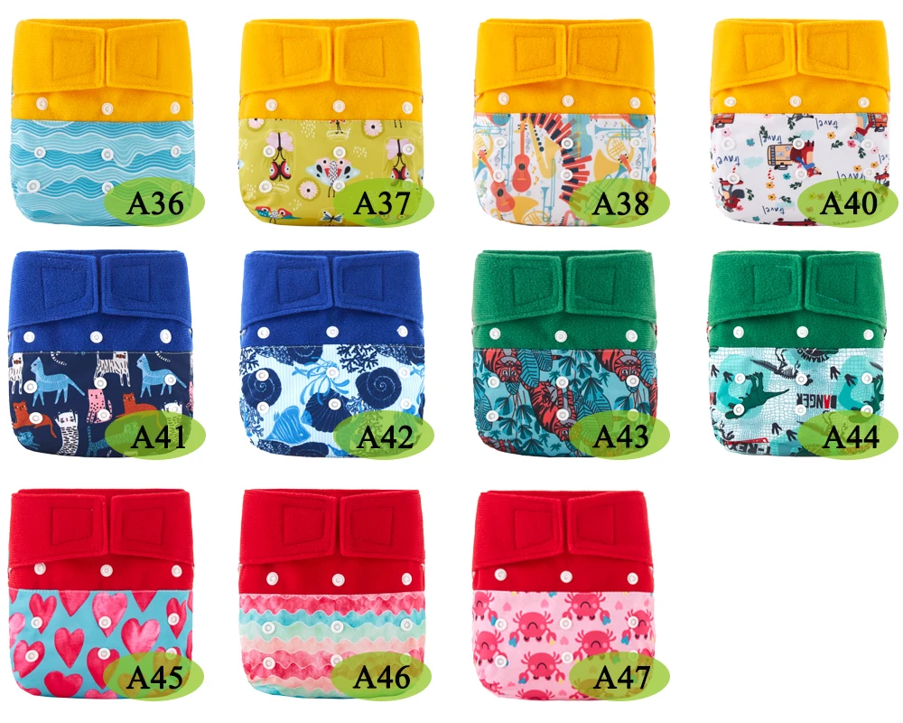 Тканевые подгузники с петлей на липучке 4 шт. | Мать и ребенок