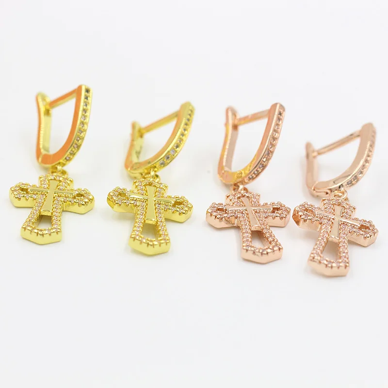 Женские золотистые серьги кисточки с цирконом в богемном стиле|Серьги-кольца| |