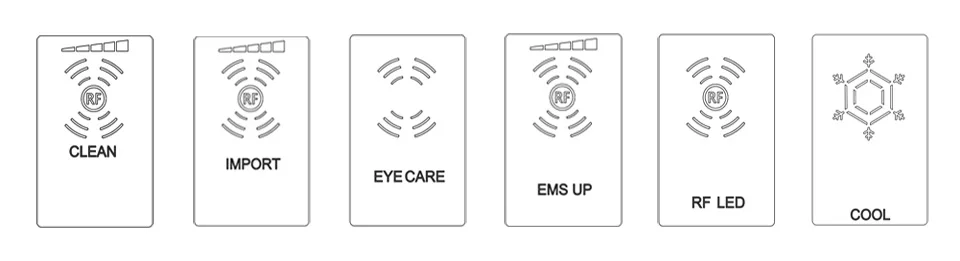 RF Устройство для омоложения кожи Уход за глазами EMS подтяжки кожи инструменты светодиодный светильник фототерай уход за лицом Gsvanic Ion Massgaer