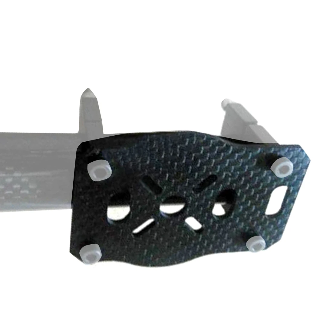 4 шт. 3K фиксированная пластина сиденья двигателя из углеродного волокна 16 мм 20 22 25