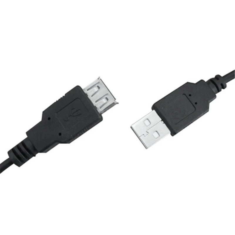 Черный USB 2 0 A-Male Удлинительный кабель высокоскоростной для зарядки и передачи