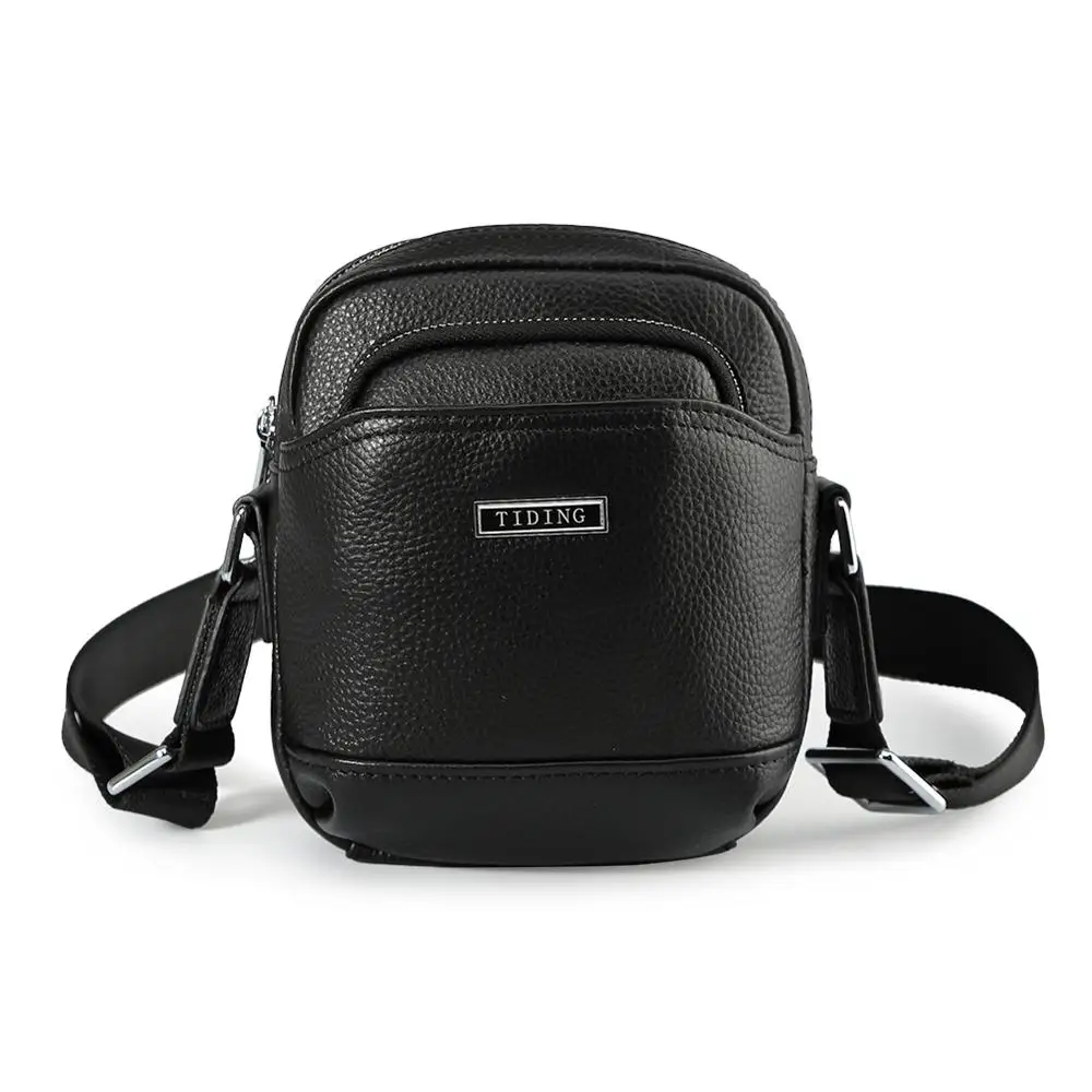 Tiding Мужской дизайнерский карман из натуральной кожи Новый Повседневный