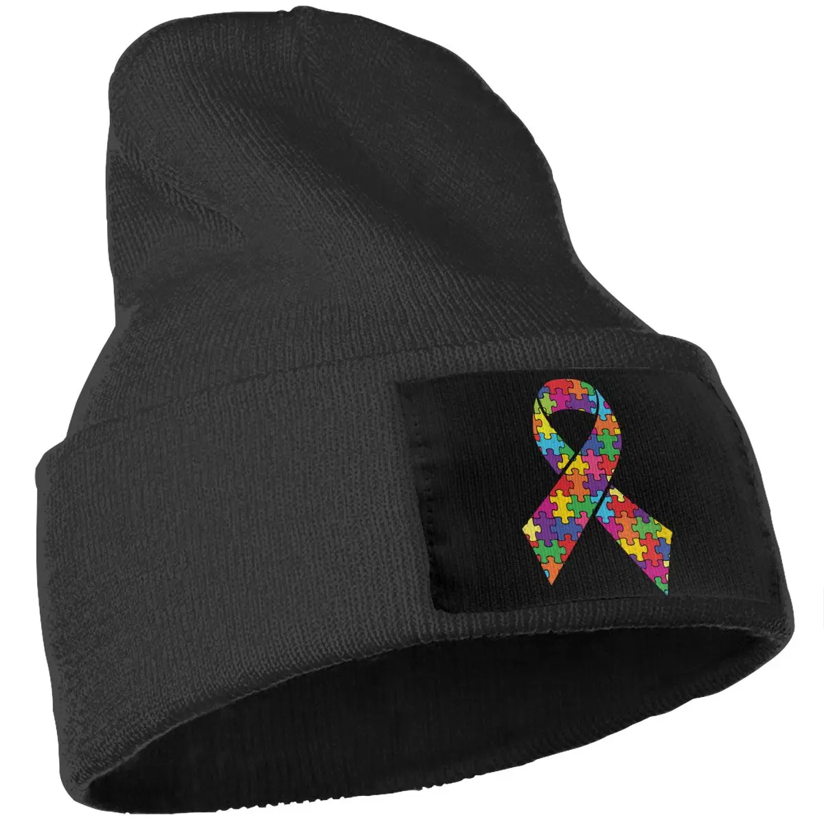 Новые зимние облегающие шапки Austism черные красные синие в стиле хип-хоп |