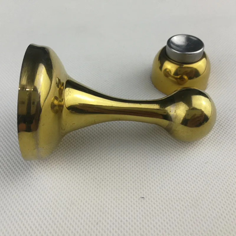 Золотые магнитные дверные ограничители из нержавеющей стали дверной