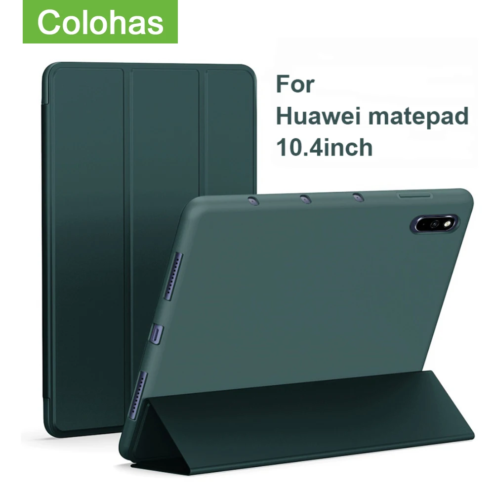 Роскошный чехол книжка из искусственной кожи для Huawei MatePad 10 4 дюйма умный планшета