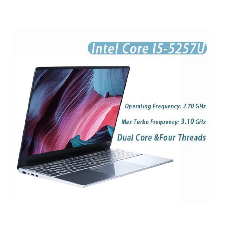 Reletech ноутбук Intel I5 5257U 15 6 дюймов игровой нетбук 16 Гб ОЗУ ТБ PCIe SSD офисный ПК