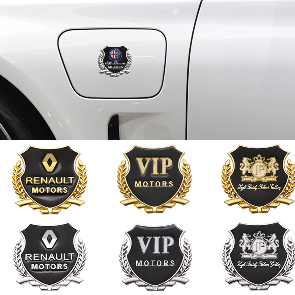 

2pcs/set Car Metal Alloy Emblem Stickers Decoration for Suzuki Swift SX4 Vitara Jimny S-CROSS Car Accessories