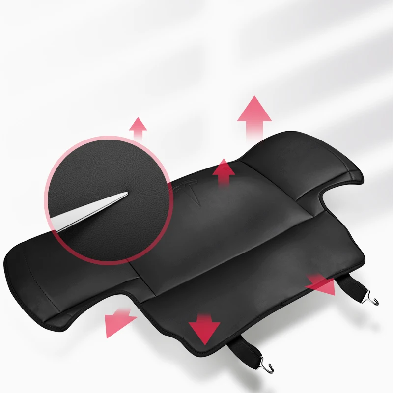 Online Per TESLA MODEL 3 Y Protezione In Pelle Antisporco Antiusura Modifica Dello Styling Automatico Sedile Posteriore Per Auto Anti Kick Pad Mat Cover