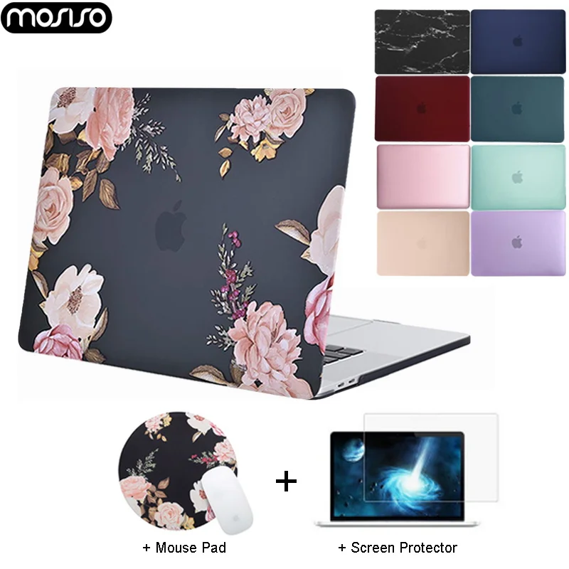 Жесткий чехол MOSISO для ноутбука MacBook Pro 13 15 Touch Bar 2019 A1932 Macbook Air A1466 A1369 Retina 12 |