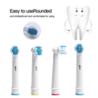 Насадки сменные для зубной щетки Braun Oral B, 4 шт., для чувствительной чистки, SB-17A