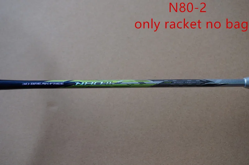 N80-2 N80-2 ракетки для бадминтона nano carbon высокого качества N80II ракетка для бадминтона - Цвет: N80-2