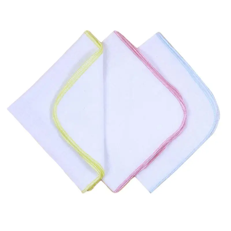 10 шт. Новое хлопковое газовое Двухслойное маленькое квадратное полотенце