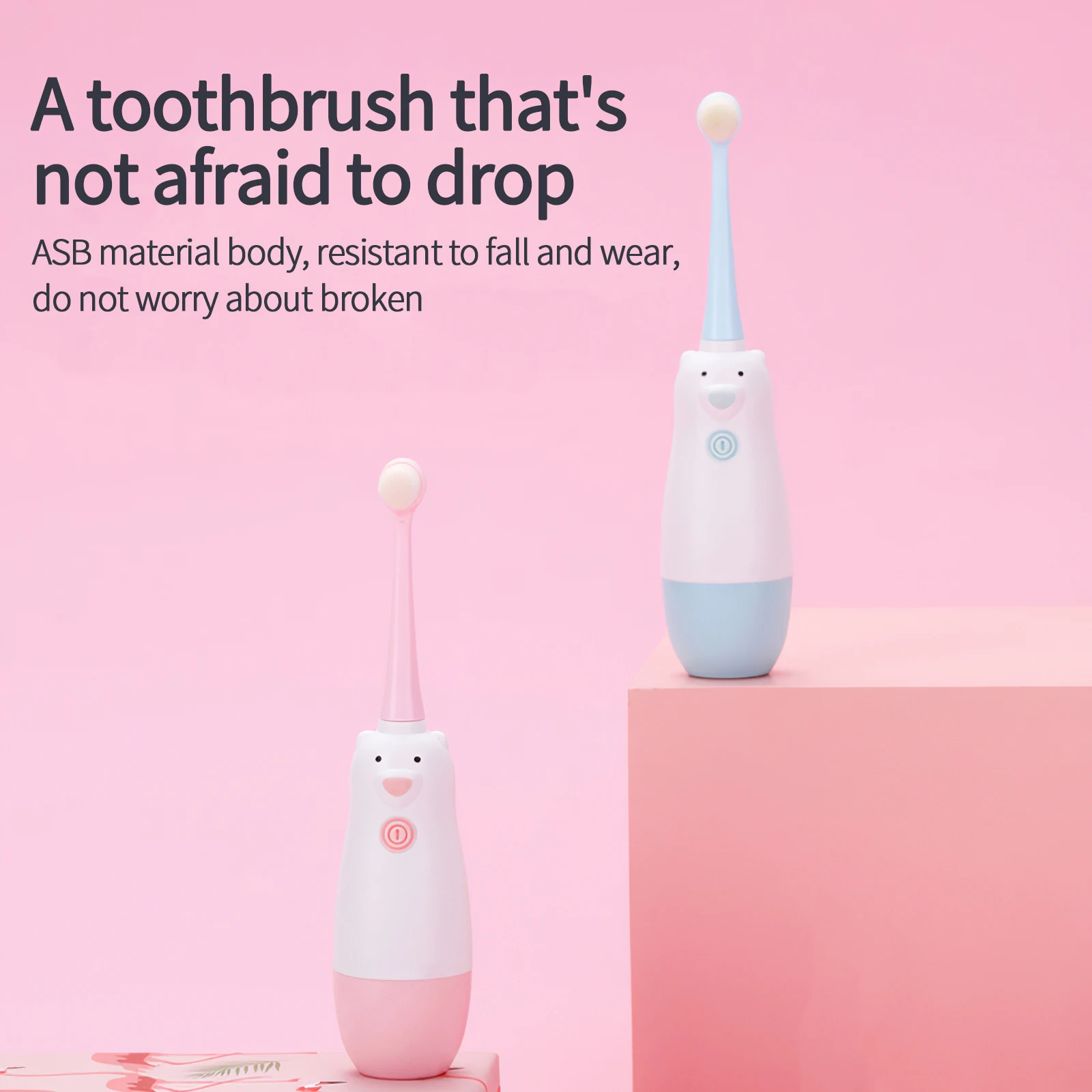 

Hot Sale Infant And Toddler Sonic Electric Toothbrush Gentle Vibration Sensitive Electric Toothbrush With Soft Replacement Head