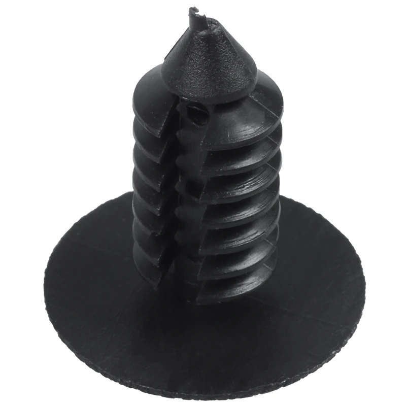 Автомобиль 8 мм Отверстие Пластиковые черные заклепки бампера двери бюстгальтер