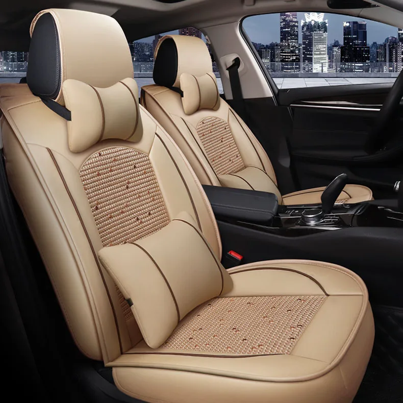 Чехол для сиденья автомобиля из ледяного шелка bmw e60 golf 7 volvo v40 nissan qashqai j10 kia cerato toyota