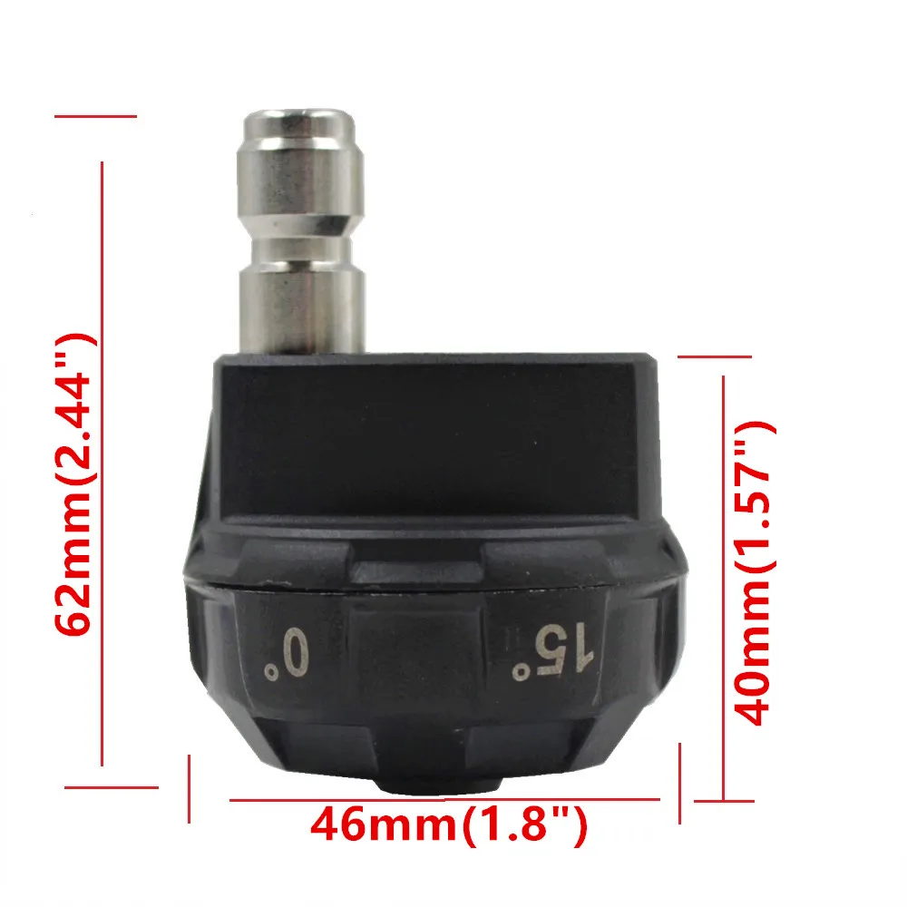 Насадки для мойки высокого давления 6 в 1 Регулируемый угол наклона распылитель