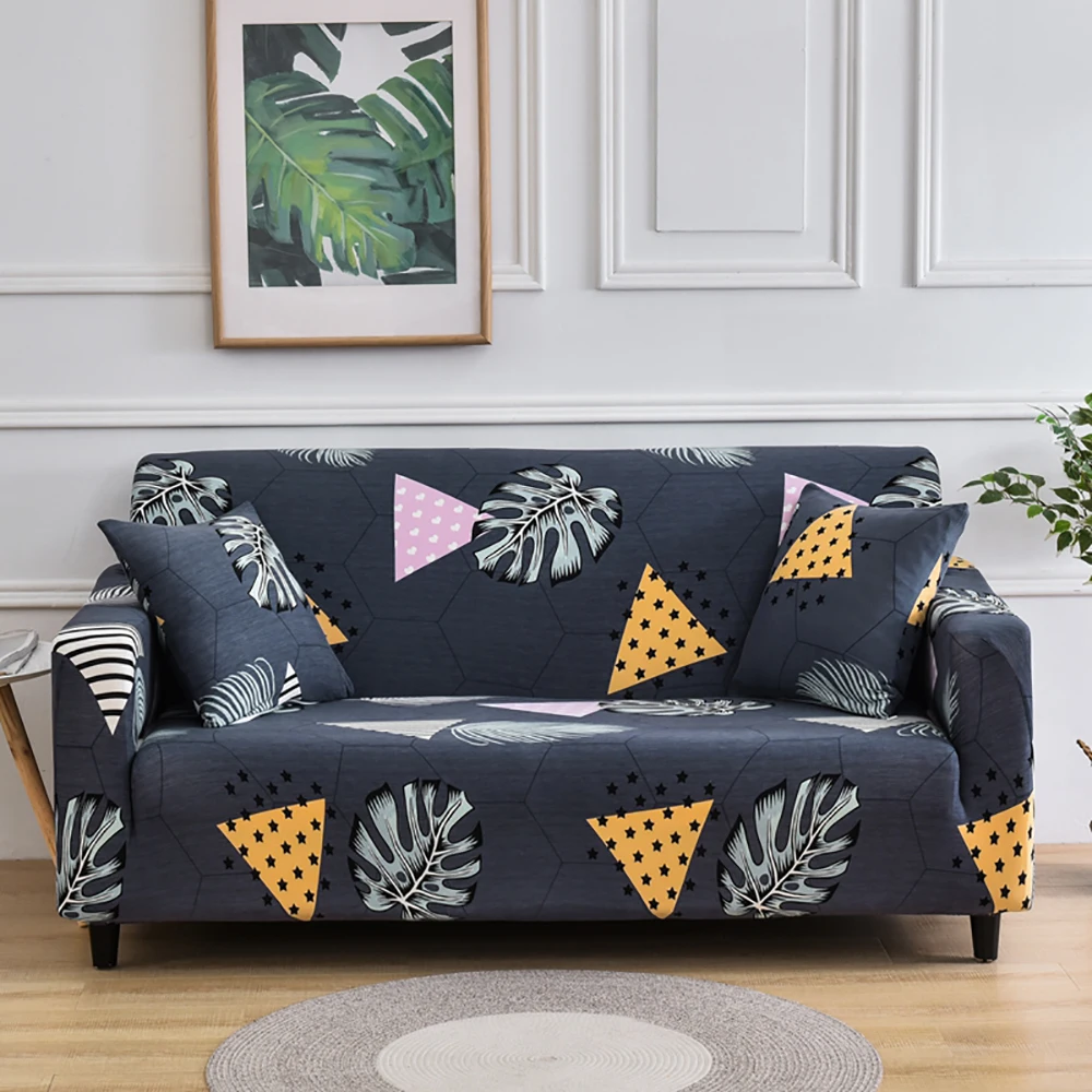 Стрейч диванных чехлов протектор мебели полиэстер Loveseat крышка M l XL XXL XXXL XXXXL 1/2/3/4-seater Arm накидки на стулья для Гостиная