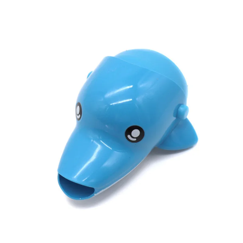 Blue Dolphin 1 шт. Забавный смеситель в форме животных расширитель для детской ванны детский умывальник подарок Мода и удобство - Цвет: Blue Dolphin