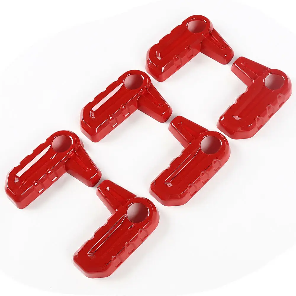 Красная Жесткая крышка из АБС пластика с открытым переключателем для 2018 Jeep Wrangler JL