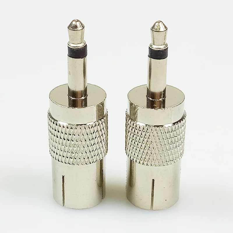 10 шт./лот 3 5 мм моно разъем для ТВ гнездо Металлический никелированный