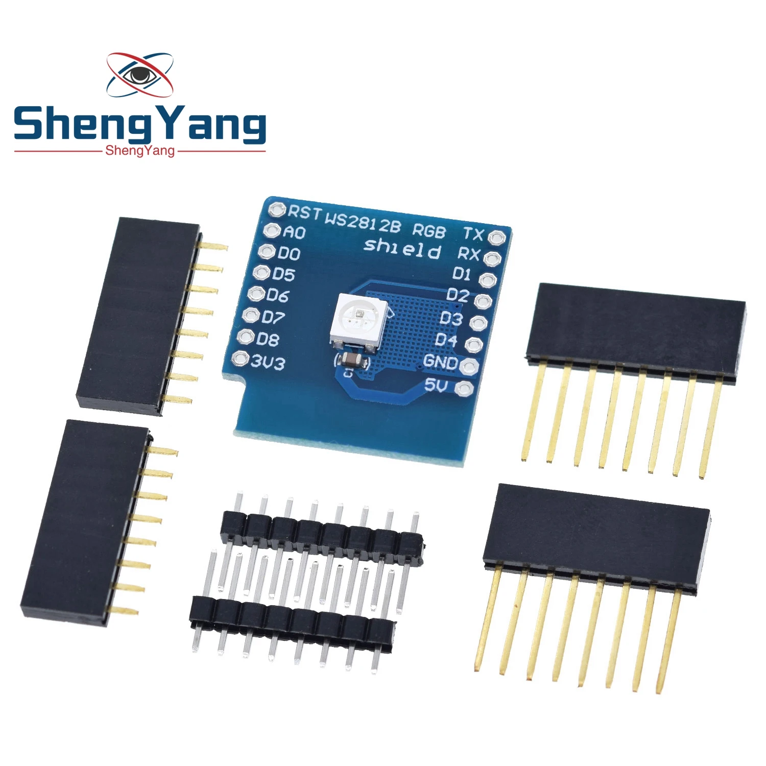 Щит ShengYang WS2812B щит RGB для WeMos D1 mini 1 шт.|shield|d1 minimini |