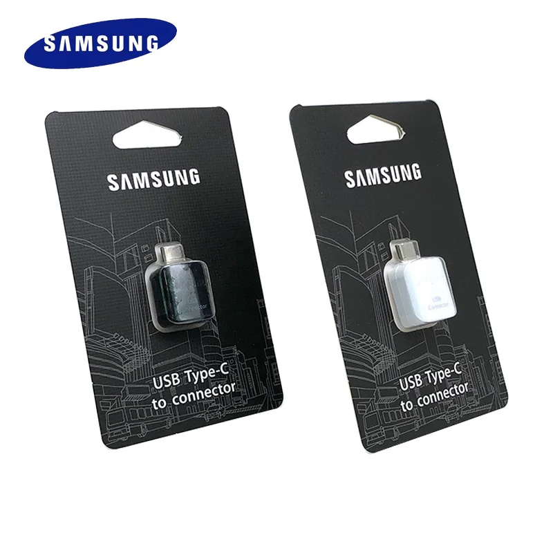 Оригинальный адаптер для передачи данных Samsung USB 3 1 TYPE C OTG Galaxy S8 S9 Plus Note 8 9 A8 A51 с
