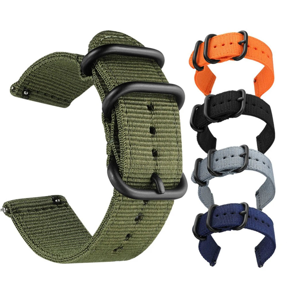 

24MM Nylon Watch Strap For Suunto9 Spartan Sport HR Watch Band For Suunto7 Quick Release Strap Traverse Canvas men Watchband