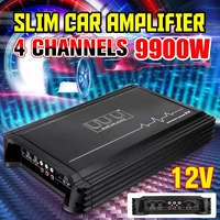 9900w 12v car amplifier 4 channel powerful car audio subwoofer aluminum alloy vehicle power stereo amp ab car sound amplifiers