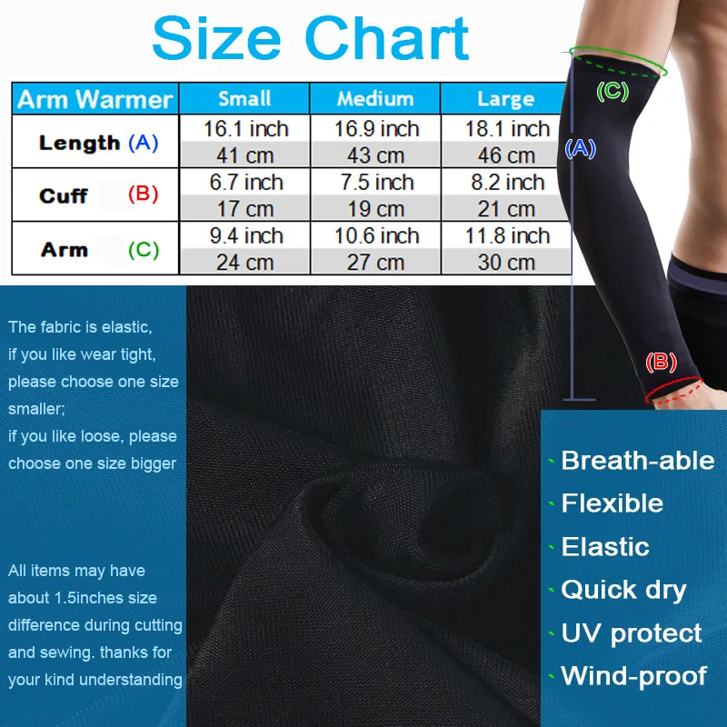 

1 Pair Quality Cycling Arm Pro Team UV Sun Protective Sleeve Breathable Bicycle Running Racing MTB Bike Compression Bands Bike