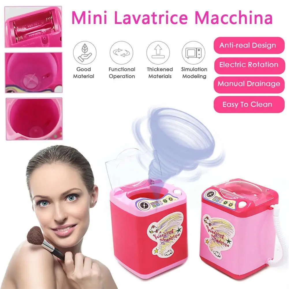 

Mini Simulation Washing Machine Puff Toy Children's Toy Electric F5F3