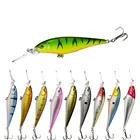 1 шт. Рыболовная Приманка Minnow с тройной крючок блесны искуственные паллет снасти для ловли окуня морская японская рыболовная приманка 3D глаза