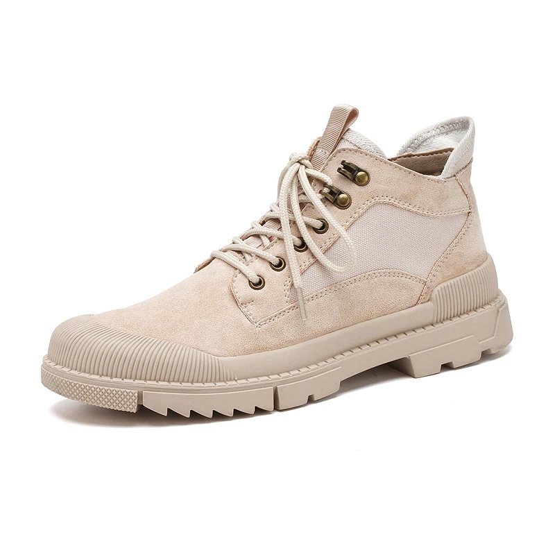 Men Winter Boots Leisure Breathable Outdoor Sport Ankle for Comfortable Hard-wearing British Style Casual Shoes AODLEE | Обувь