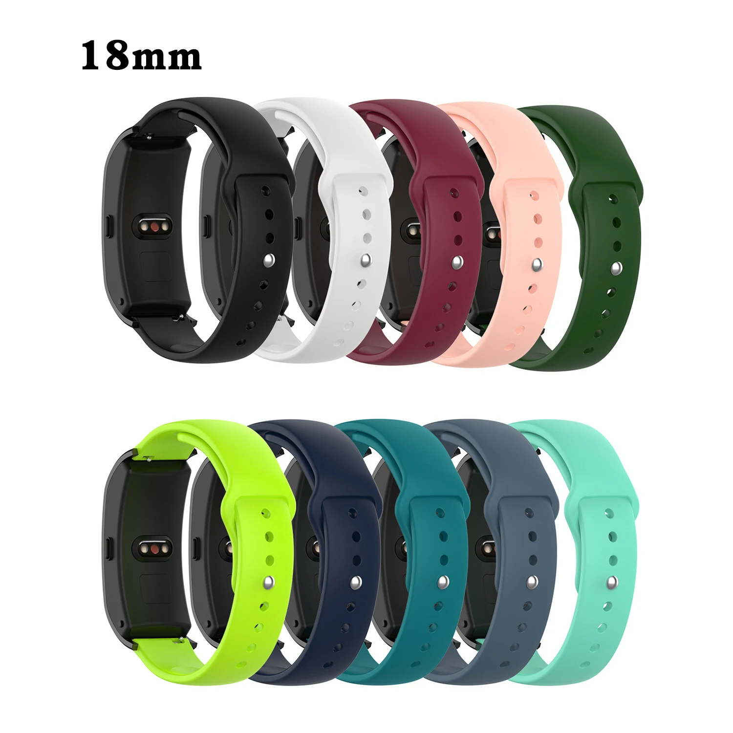 Модные Удобные для samsung Galaxy часы R815/R800 Huami Bip Браслет 18 мм/20 мм/22 мм силиконовый